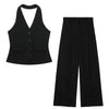 Eaton Tailored Set – Halter Vest & High-Waist Trousers