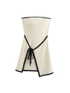 Kensington Knit Dress – Contrasting Elegance