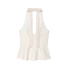 Soho Striped Halter Top – Summer Edition