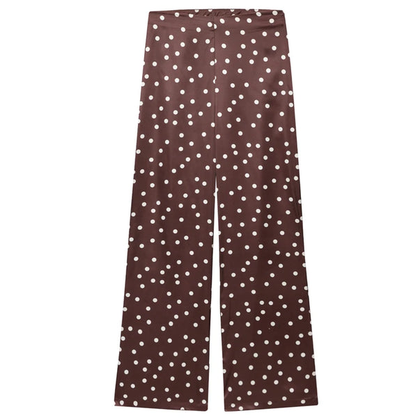 Belgravia Satin Co-ord – Strapless Top & High-Waist Pants