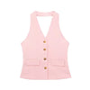 Eaton Tailored Set – Halter Vest & High-Waist Trousers