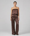Belgravia Satin Co-ord – Strapless Top & High-Waist Pants