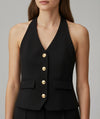 Eaton Tailored Set – Halter Vest & High-Waist Trousers