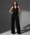 Eaton Tailored Set – Halter Vest & High-Waist Trousers