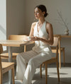 Eaton Tailored Set – Halter Vest & High-Waist Trousers
