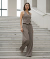 Eaton Tailored Set – Halter Vest & High-Waist Trousers