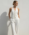 Eaton Tailored Set – Halter Vest & High-Waist Trousers