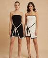 Kensington Knit Dress – Contrasting Elegance