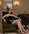 Kensington Knit Dress – Contrasting Elegance