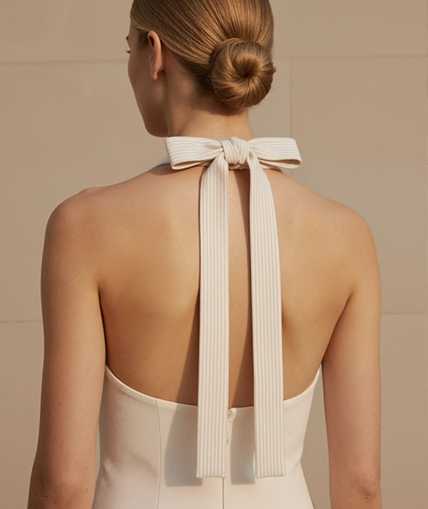 Soho Striped Halter Top – Summer Edition